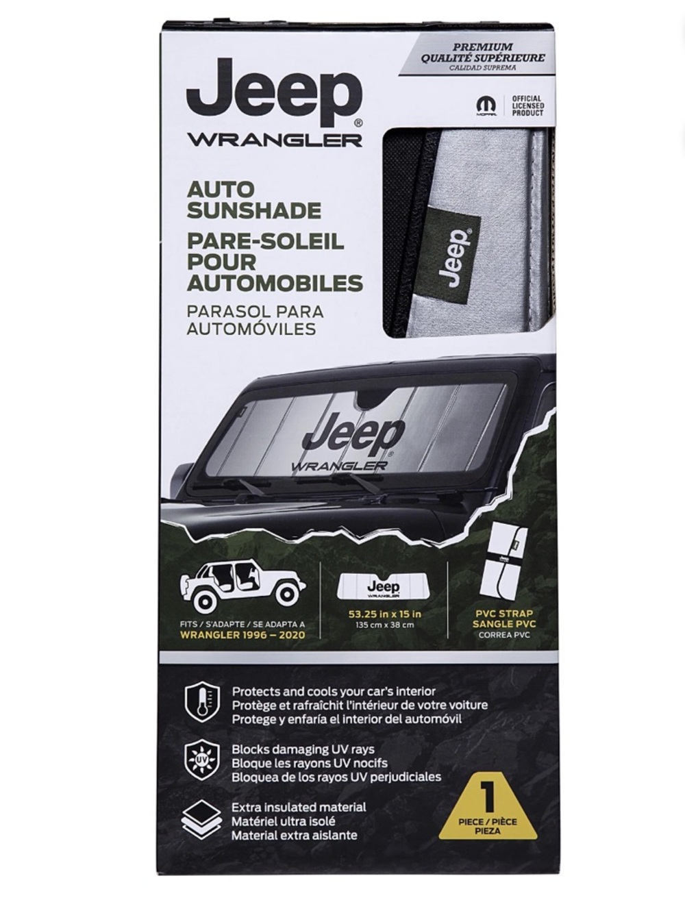 Jeep Wrangler Auto Sunshade